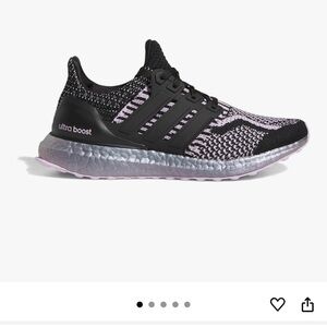 Adidas Ultra Boost 5.0 DNA Running Shoes Black and Purple